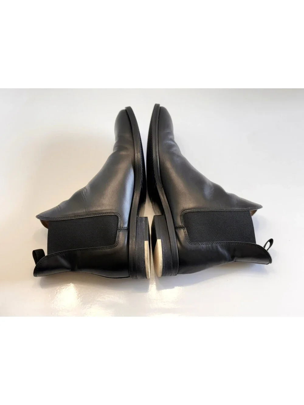 Everlane The New Modern Italian Chelsea Boots Women’s Black Leather Ankle Size 8